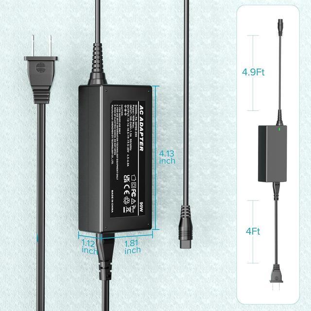 Alt view image 5 of 7 - Powseed 90W Universal Laptop Charger Replacement for HP Acer Aspire Asus Vivobook Toshiba Gateway Lenovo Ideapad Dell Inspiron Sony Samsung Power Supply Cord Computer AC Adapter with 15 Tips