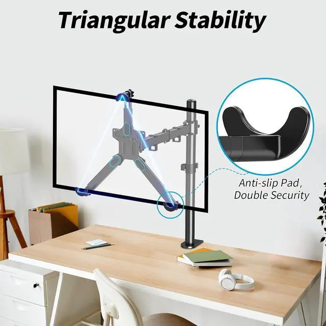 Alt view image 6 of 7 - MOUNTUP Universal VESA Mount Adapter Kit, Non-VESA Monitor Mounting Adapter for 19 to 32 inch Computer Screens, Max Load 17.6lbs VESA Adapter, MU0045