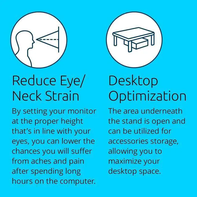 Alt view image 3 of 5 - Kensington SmartFit Monitor Stand for up to 21 screens - Gray (K60087F)