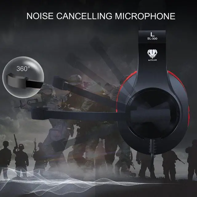 Alt view image 6 of 7 - PS5/PS4/Xbox/PC Gaming Headset with Mic - Wired Kids Headphones for Gaming and School, Girls Headset with Microphone
