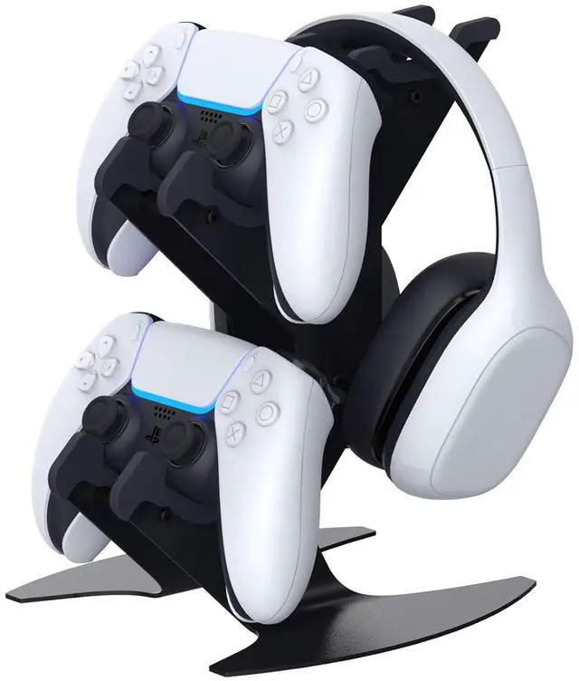 Main image of NBCP Controller Holder, Gaming Headset Stand Mount for PS5/PS4/Xbox Series X S/Xbox One/Switch/Headset Aluminum Metal Holder Universal Gamepad Gaming Controller Accessories