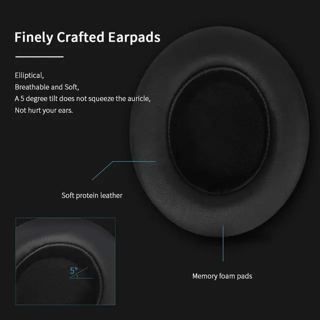 Alt view image 3 of 7 - OCTTO NUBWO N12 Gaming Headset - Xbox One & PS4 Compatible, 3.5mm Surround Stereo Gaming Headphones with Mic & Soft Memory Earmuffs for PC & Laptop