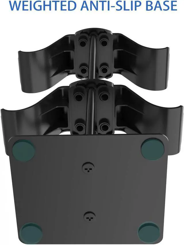 Alt view image 4 of 7 - Monzlteck Desktop Controller Holder for PS4/PS5/Xbox ONE/Switch Pro/Headset, Controller Organizer,Gaming Accessories