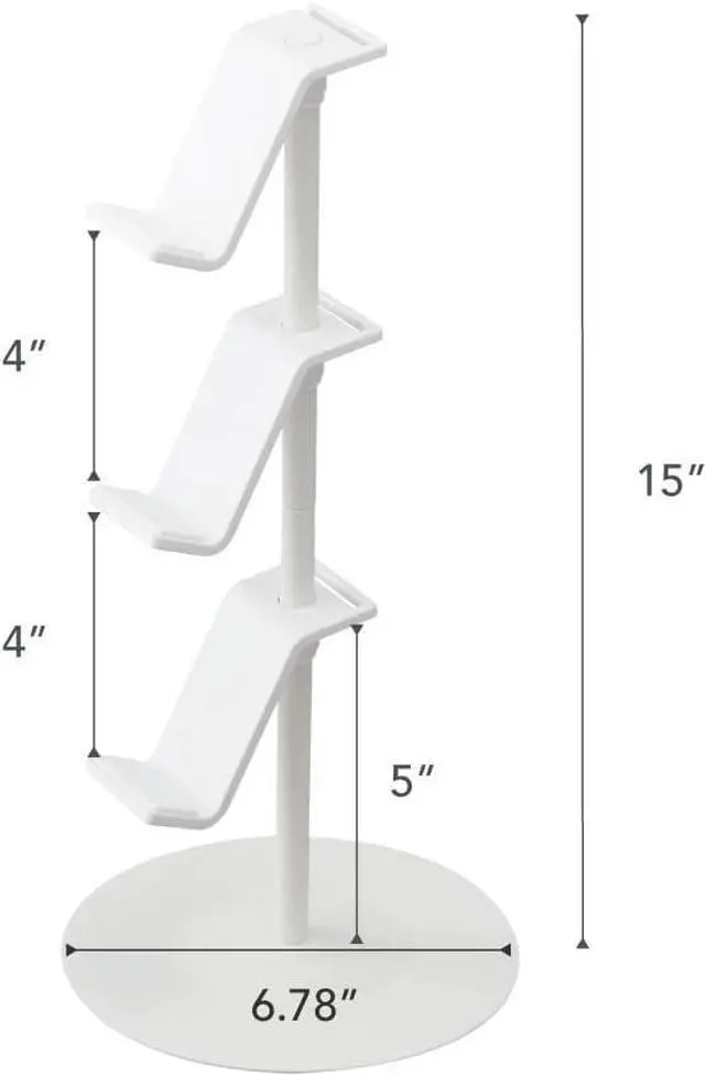 Alt view image 7 of 7 - Yamazaki Home Smart Universal Adjustable Game Controller Stand/Controller Holder - Steel