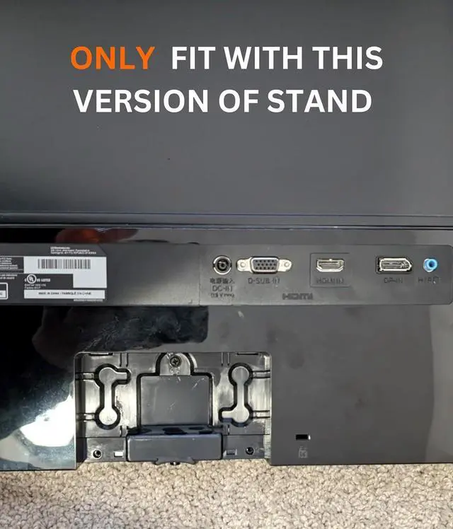 Alt view image 2 of 6 - Gladiator Joe Monitor Arm/Mount VESA Bracket Adapter Compatible with Gladiator Joe LG24mp58vq 24MP58VQ-P, 24MP59G, 24MP59G-P, 24MP60VQ, 27MP58VQ, 27MP58VQ-P