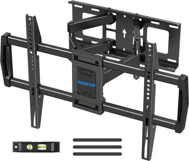 Main image of MOUNTUP Full Motion TV Wall Mount for Most 42-82 inch TVs, Wall Mount Bracket with Articulating Swivel and Tilt, TV Mount Max VESA 600x400mm, Holds up to 100lbs Fits 16" Stud