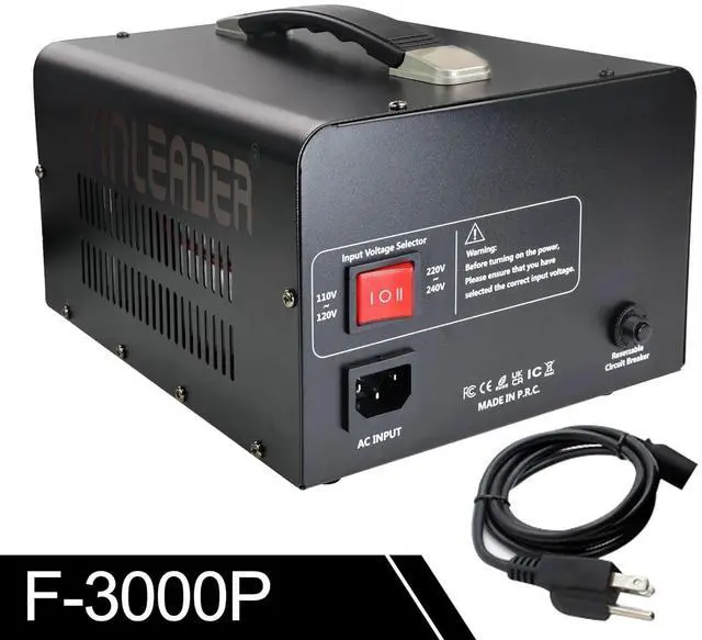 Alt view image 4 of 7 - Yinleader 3000 Watt Voltage Converter Transformer Step Up 110V to 220V or Step Down 220V to 110V Power Converter Adapter for use in The United States for European and Asian Household appliances