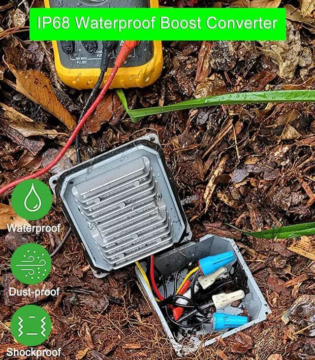 Alt view image 7 of 7 - 12V to 48V Boost Converter 12 Volt to 48V 288W 6A Step Up Converter Voltage Regulator for Golf Carts, Club Car, Solar System, RV, LED Lights