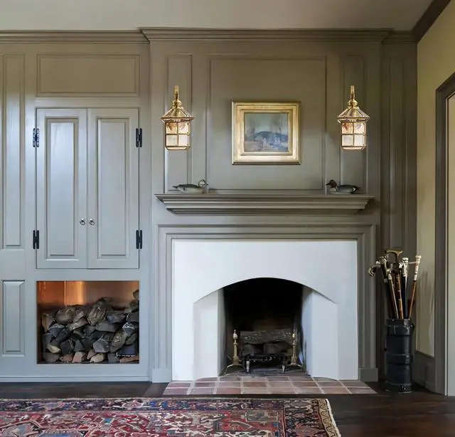 Alt view image 5 of 7 - Milaii Copper Brass Outdoor Wall Lights,13.4" Exterior Lantern Light Fixture Waterproof Anti-Rust Wall Mount Lamp with Clear Glass E26 Socket Porch Light for Garage Entryway Patio Balcony