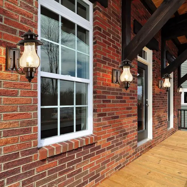 Alt view image 3 of 7 - Dusk to Dawn Sensor Outdoor Wall Sconce Vintage Outside Lighting Fixture Wall Mount With Photocell, Waterproof Wall Lantern Oil Rubbed Brown Porch Lights, Rustic Exterior Wall Lamp for House, Garage