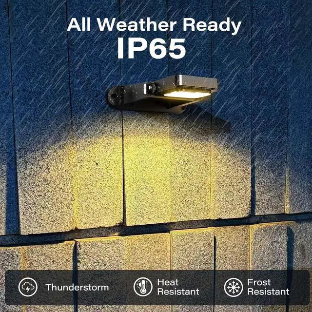 Alt view image 6 of 7 - 200LM Solar Wall Lights Outdoor 6 Colors, 2200mAh Long Lasting Solar Powered Deck Lights, 360° Adjustable Porch Light IP65 Waterproof, Glass Panel Fence Light for Gutter, Step, 4 Pack