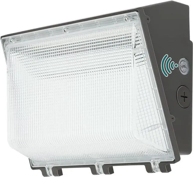 Main image of 120W LED Wall Pack Light with Dusk-to-Dawn Photocell, 13200LM 5000K Daylight 100-277V, Waterproof Commercial Outdoor Security Lights for Parking Lot, Yard, ETL Listed