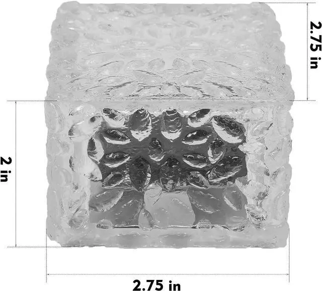 Alt view image 3 of 7 - Solar Brick Lights-Outdoor Solar Lights for Yard-Solar Brick Landscape Path Light 6 Pack LED Light Brick Garden Decor for Pathway Patio Walkway Backyard Decoration, DS-XBZ-1-1-1