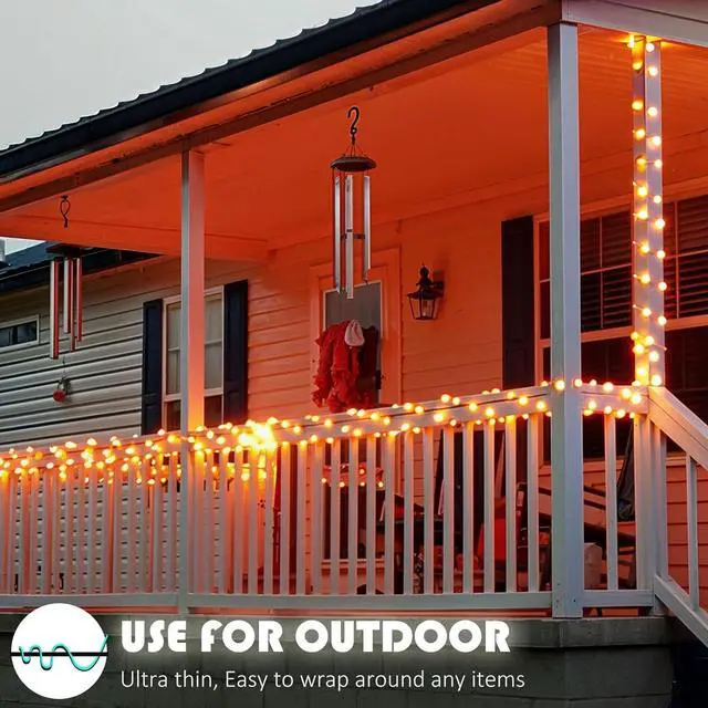 Alt view image 5 of 6 - Outdoor String Lights - 80 Ft Rope Lights with 240 Color Changing LEDs, Waterproof & Plug-in for Wedding, Patio, Garden & Christmas Decor
