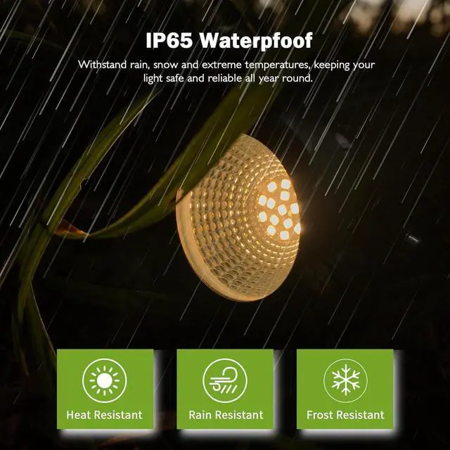 Alt view image 4 of 7 - Outdoor Spotlight Warm White 2700K, 10W LED Spot Lights Outdoor for Yard Garden Tree, 120V Plug in Landscape Lighting with IP65 Waterproof for Halloween Christmas Decor, 2 Pack