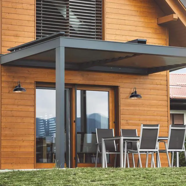 Alt view image 5 of 6 - 12in Farmhouse Barn Light Outdoor, 2 Pack Garage Exterior Matte Black Gooseneck Sconce with Brass Interior, Large Outside Porch Door Wall Mount Lights for Patio, Entryway, Balcony