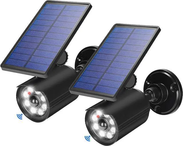 Main image of Solar Lights Outdoor Motion Sensor Flood Lights 2000LM IP67 Waterproof Security Spot Lights for Yard Garden Patio 2 Pack