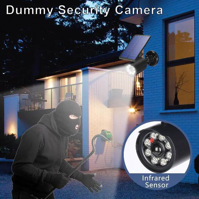 Alt view image 2 of 7 - Solar Lights Outdoor Motion Sensor Flood Lights 2000LM IP67 Waterproof Security Spot Lights for Yard Garden Patio 2 Pack