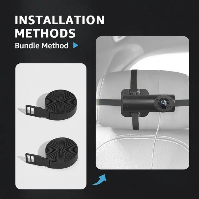 Alt view image 6 of 7 - Baby Car Camera, HD Display Baby Car Mirror with Night Vision Feature, 4.3 inch Baby Car Camera with Monitor Wide Clear View, Backseat Camera Rear Facing to Observe Babys Every Move