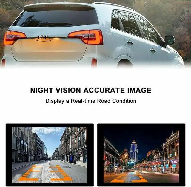 Alt view image 6 of 7 - Rear View Backup Camera fits Edge 2011 2012 2013 2014 2015, MKX 2011-2013, Safety Parking Assist Camera, Replaces# FL1T-19G490-AC BT4Z-19G490-B
