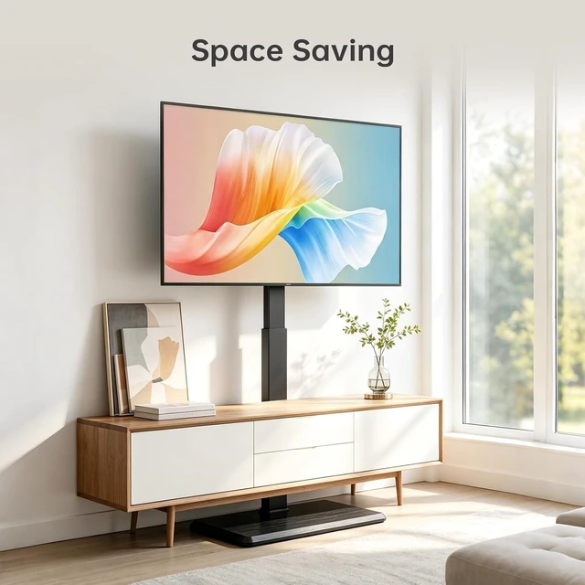 Alt view image 6 of 7 - Universal Floor TV Stand for 32-75 Inch TVs up to 110 lbs