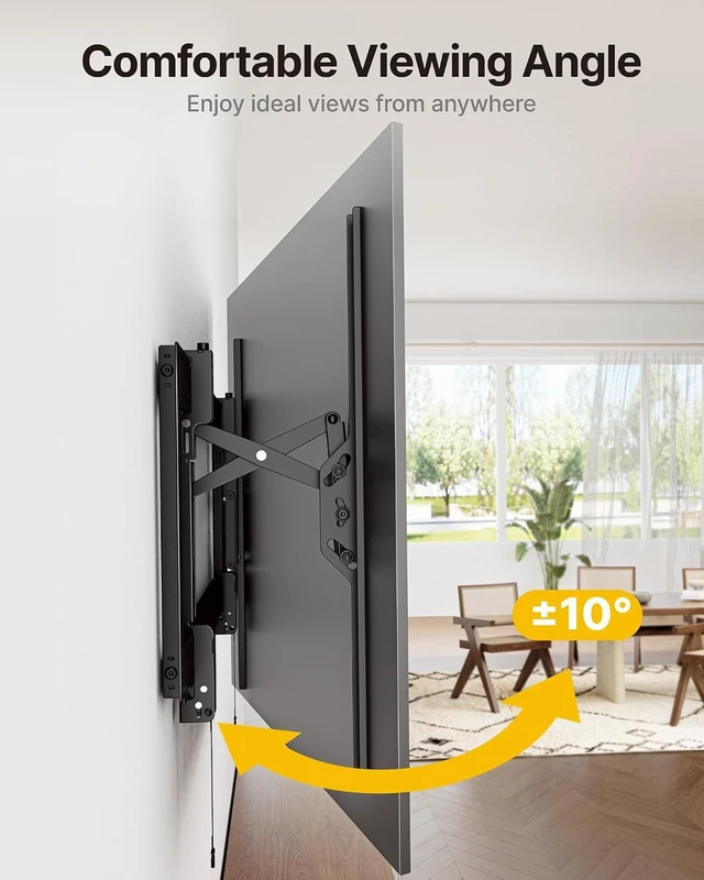 Alt view image 6 of 7 - monTEK Heavy Duty Tilting TV Wall Mount for 55105" Large TVs up to 200lbs