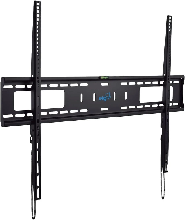 Main image of ELG Fixed Low-Profile TV Wall Mount 55"100", 165 lbs, 1.18" Profile, Auto-Lock Quick Release, VESA 900×600, Fits 12"/16"/18"/24" Studs, Carbon Steel, N01V8, Black