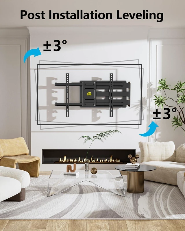 Alt view image 7 of 7 - FORGING MOUNT Long Arm TV Wall Mount for 42-90 Inch TVs up to 150 lbs