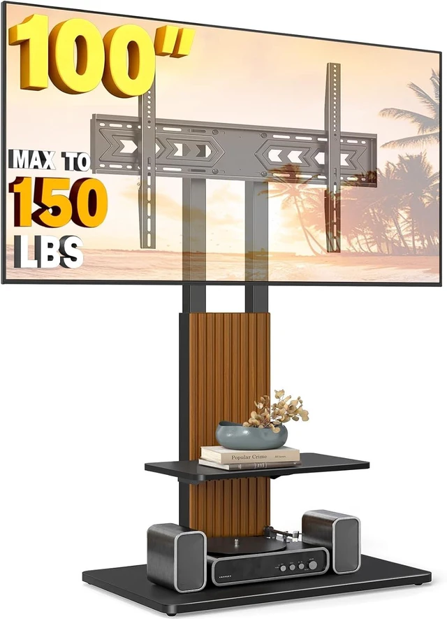 Main image of TVON Heavy Duty Floor TV Stand for 55-100 inch Large Screens