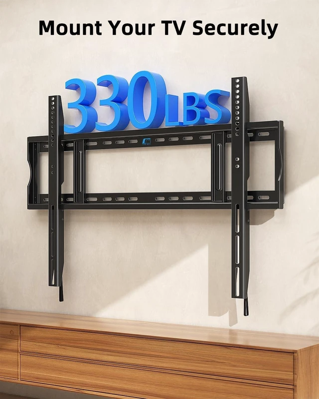 Alt view image 5 of 7 - HOME VISION Heavy Duty Fixed TV Wall Mount for 55-150" TVs, Max 330lbs