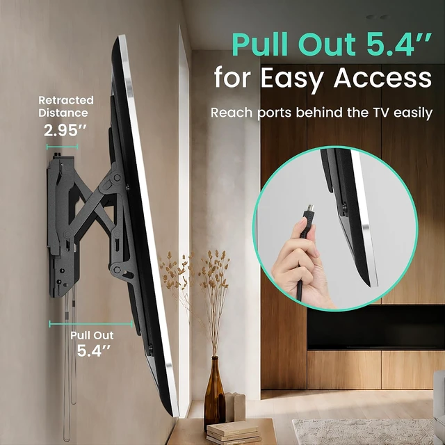 Alt view image 3 of 6 - ynVISION.DESIGN Heavy Duty TV Wall Mount for 50-98" TVs, 165 lbs
