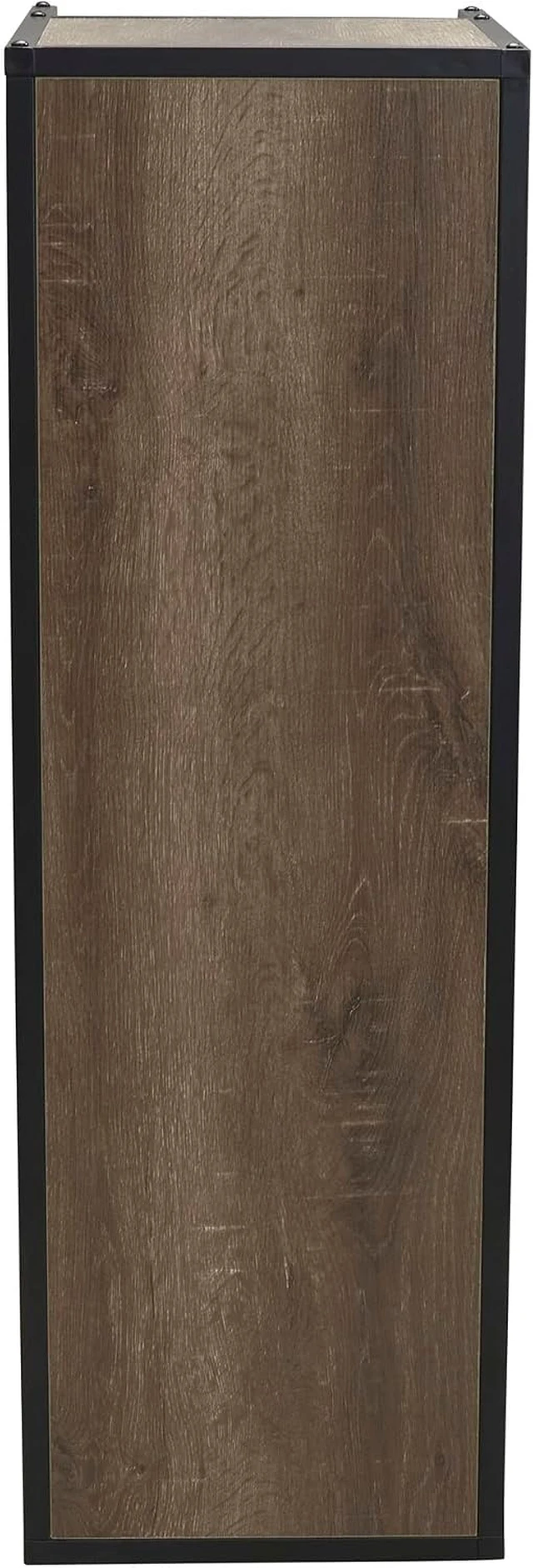 Alt view image 6 of 7 - Household Essentials Ashwood & Iron Cube TV Console with Rustic Grain