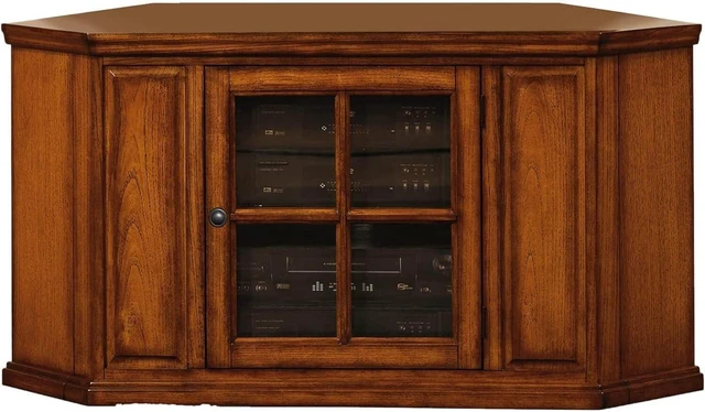 Main image of Leick Home Corner TV Stand, 47", Medium Oak