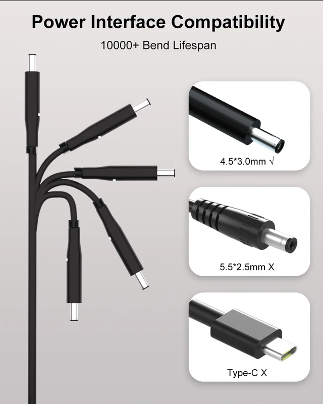 Alt view image 6 of 7 - 90W 130W AC Adapter Compatible with Dell Optiplex 7010 7050 7000