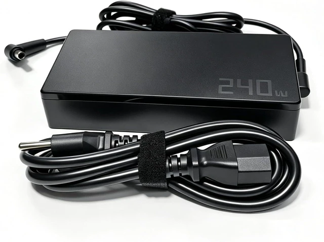 Alt view image 3 of 7 - HNHTKJ 240W AC Adapter Power Supply Fit for Asus Rog Zephyrus Duo 15 GX550LXS,M16 GU603HM, G14 GA401Q G15 GA502D S15 GX502 S17 GX701 G533QS Gaming laptops,ADP-240EB B240W 6.0×3.7mm Charger