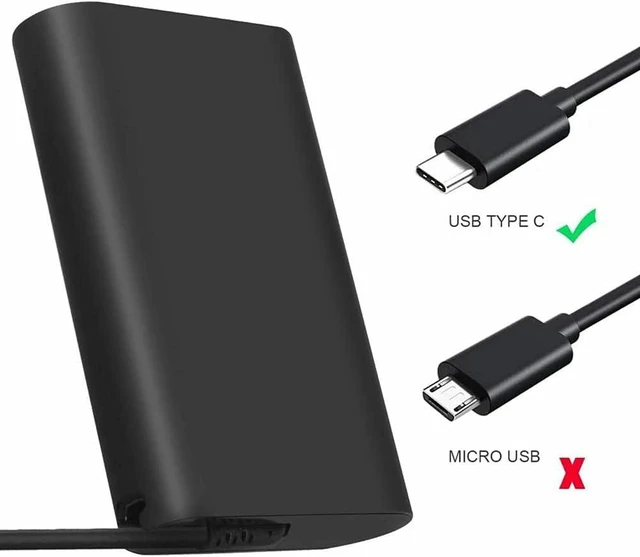 Alt view image 2 of 7 - ROLADA USB-C Laptop Charger for Dell Chromebook 3100 3300 3380 3400, 65W