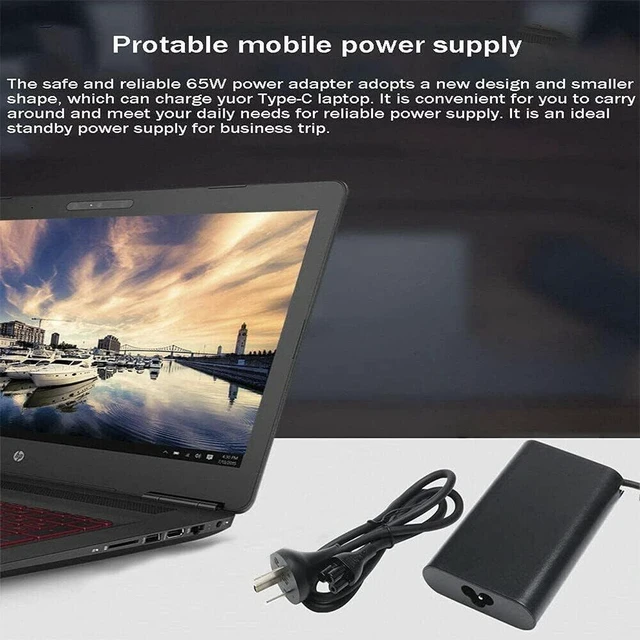 Alt view image 7 of 7 - ROLADA USB-C Laptop Charger for Dell Chromebook 3100 3300 3380 3400, 65W