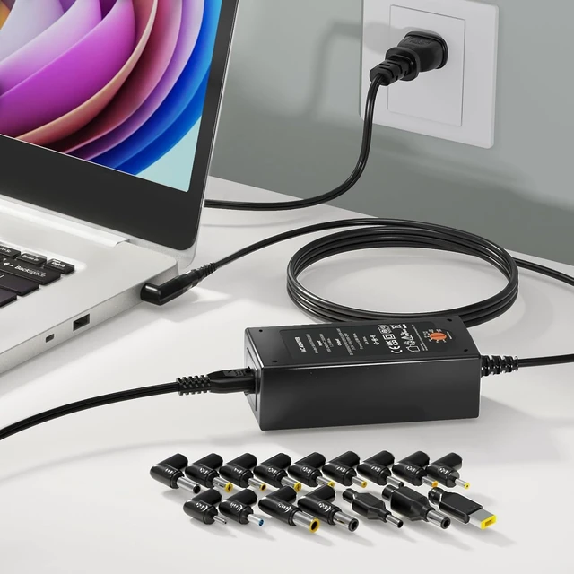 Alt view image 2 of 7 - 65W Laptop Charger 5V6V10V12V13.5V 14V 15V 16V 18V 18.5V 19V 19.5V 20V 5A