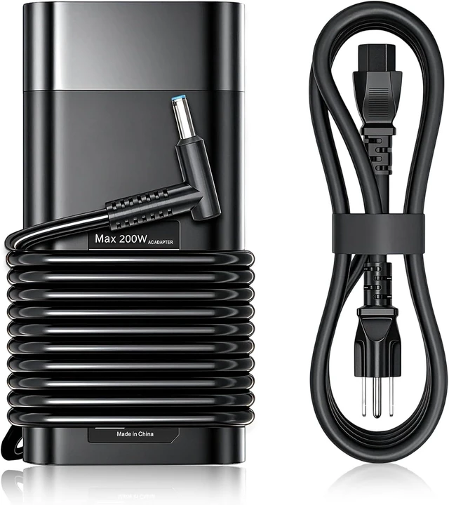 Main image of 200W Laptop Charger Compatible with HP Victus Gaming 15 16 Omen Gaming 15 17 Pavilion 15 17 TPN-DA10 ADP-200HB B L00818-850 L00895-003 W2F75AA Power Supply Cord AC Adapter