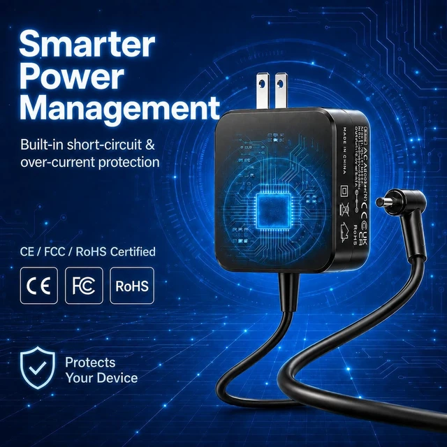 Alt view image 4 of 7 - ROLADA Laptop Charger for Asus L210MA L410MA X515EA F415EA F510UA, 45W