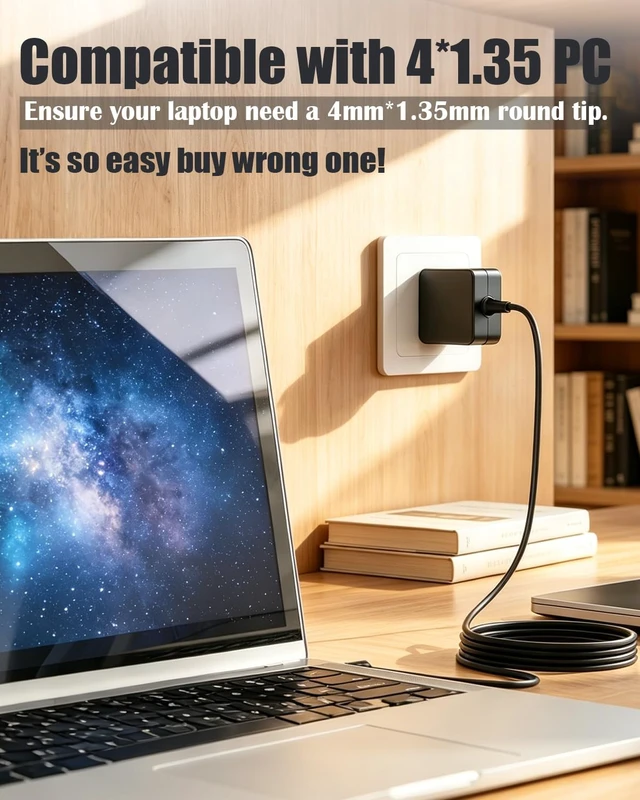 Alt view image 4 of 6 - 65W Laptop Charger Compatible with Asus Vivobook 15 Series X512 X515 X540