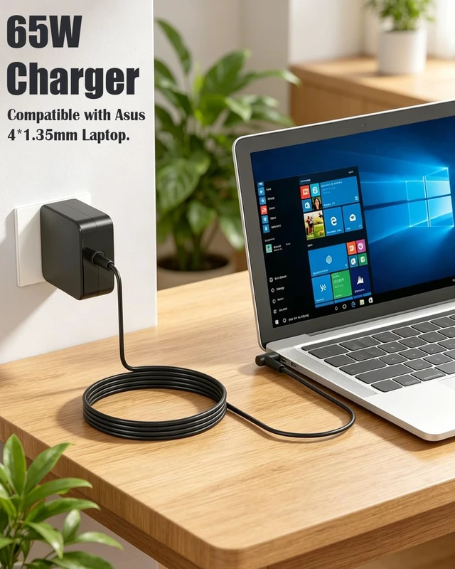 Alt view image 3 of 6 - 65W Laptop Charger Compatible with Asus Vivobook 15 Series X512 X515 X540