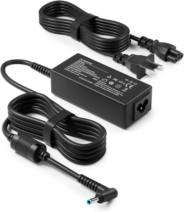 Main image of BIYTC Stream 14 & 11 Laptop Charger for HP 45W Computer Blue Tip Power Cord