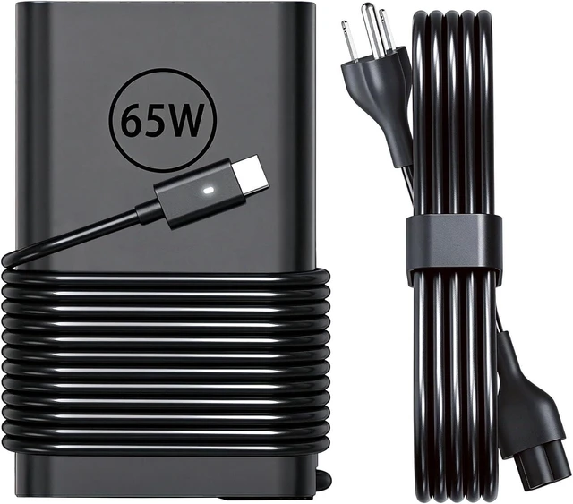 Main image of 65W USB-C Laptop Charger Compatible with Dell Latitude 5520 5420 5540 7420