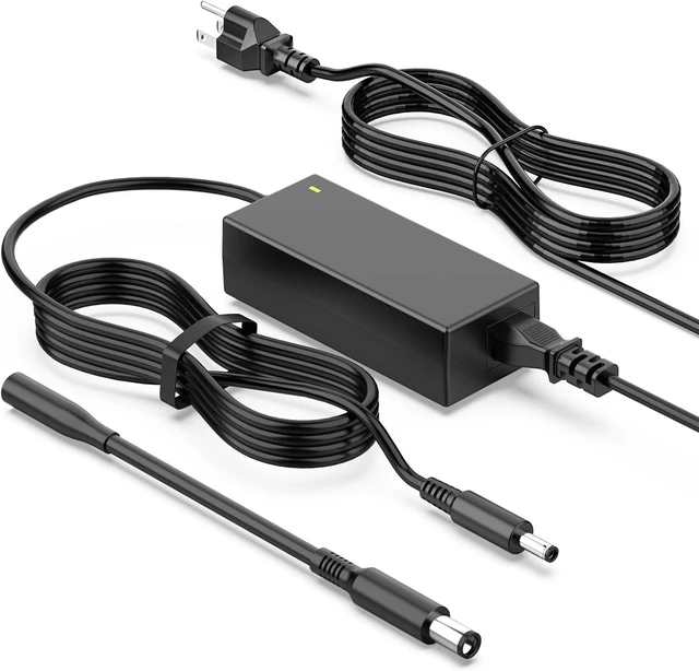 Main image of 65W Laptop Charger Compatible with Dell Inspiron Latitude, 4.5mm/7.4mm
