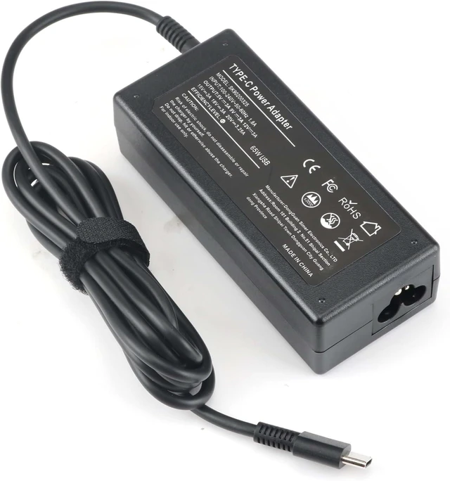 Alt view image 7 of 7 - 65W 45W Chromebook Charger USB C Laptop Charger