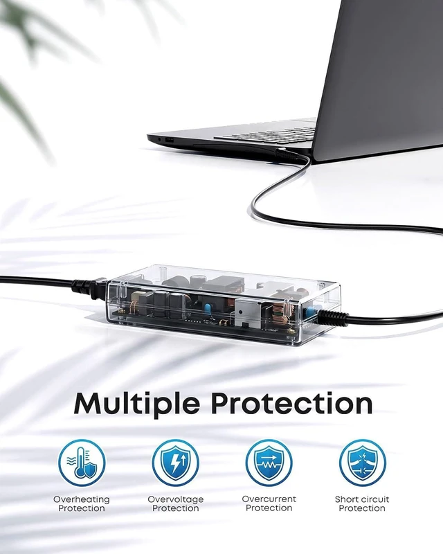 Alt view image 5 of 6 - Laptop Charger 180W 150W 120W Fit for MSI GF63 GF65 Thin GS63 GS65