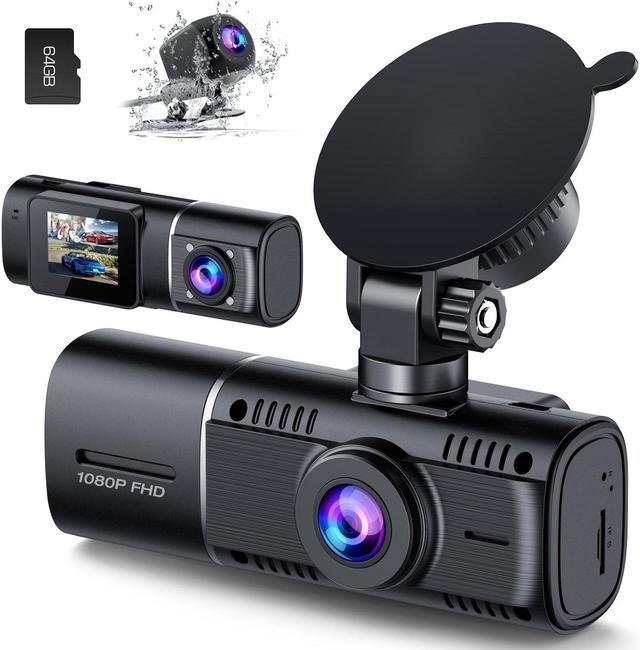 CAMPARK 4K Dash Cam 3 Channel 1440P+1080P+1080P Car Camera Driving Recorder  with IR Night Vision, Capacitor, Parking Mode, G-Sensor, Support 256GB 