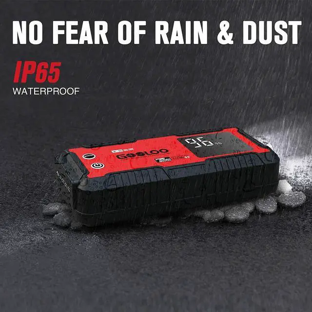 Alt view image 7 of 7 - GOOLOO 4000A  Auto Jump Starter 26800mAh Portable Power Bank 12V Engine Booster Pack Jumper Box with -40 Pre-Heating Tech
