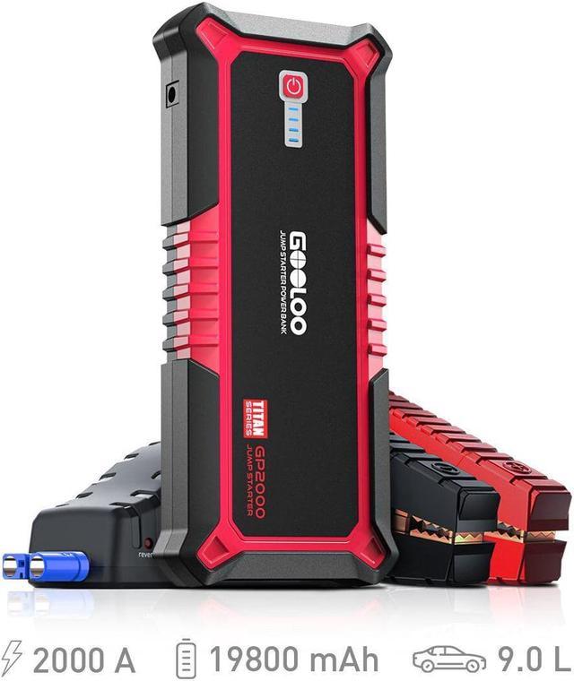 Gooloo Car Jump Startergp4000 4000a Peak 26800mah 12v For All Gas And Up To Diesel Engine 7189